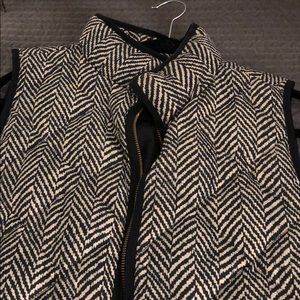 J. Crew Jackets & Coats - J. Crew black and white vest J. Crew Jackets & Coats - J. Crew black and white vest
